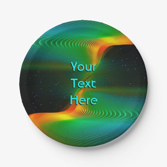 Quantum Entanglement Paper Plate (Front)