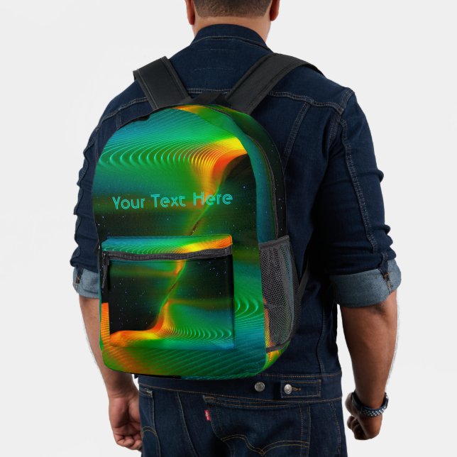 Quantum Entanglement Printed Backpack (Insitu (Model))