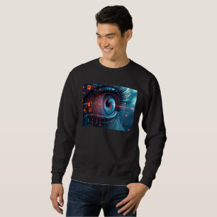 Quantum Eye men black sweatshirt