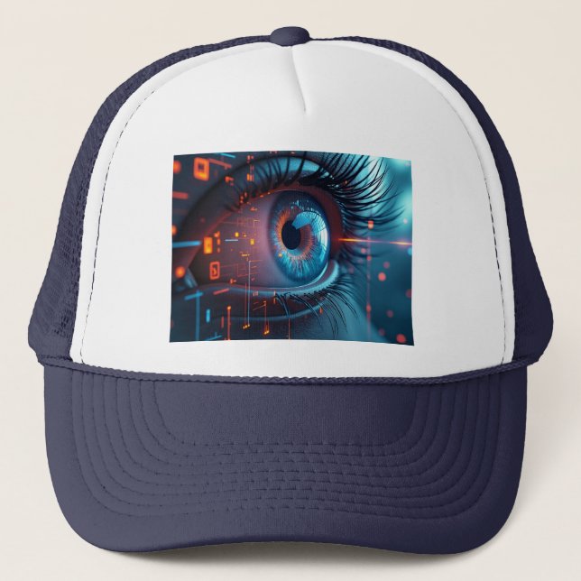 Quantum Eye trucker hat (Front)