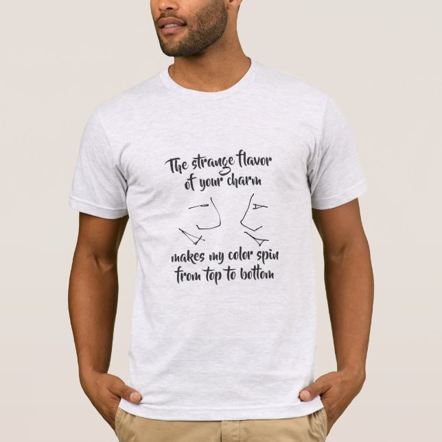 Quantum fun for science and physics geeks T-Shirt (Front)