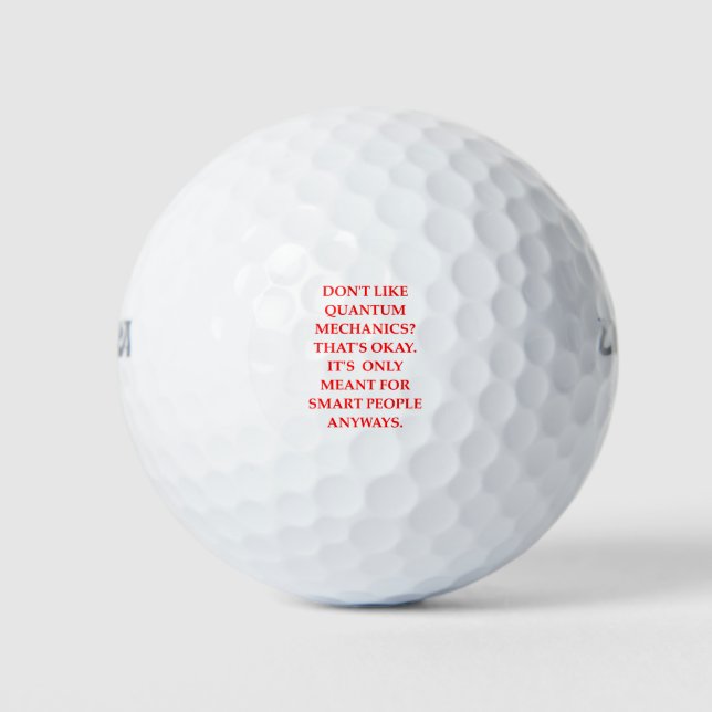 QUANTUM GOLF BALLS (Front)