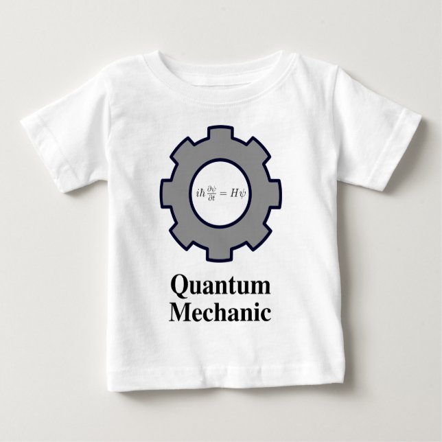 quantum mechanic, Schrodinger equation Baby T-Shirt (Front)