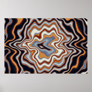 Quantum Physics Acrylic Painting Poster