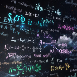 Quantum Physics Equations – Futuristic Science & M Tri-Blend Shirt
