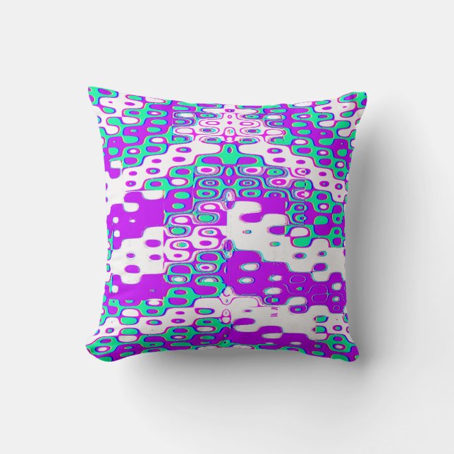 Quantum Physics Geometric Pattern  Cushion (Front)