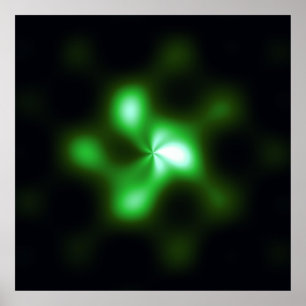 Quantum Physics Superposition Poster