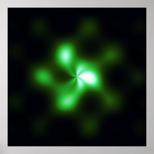 Quantum Physics Superposition  Poster (Front)