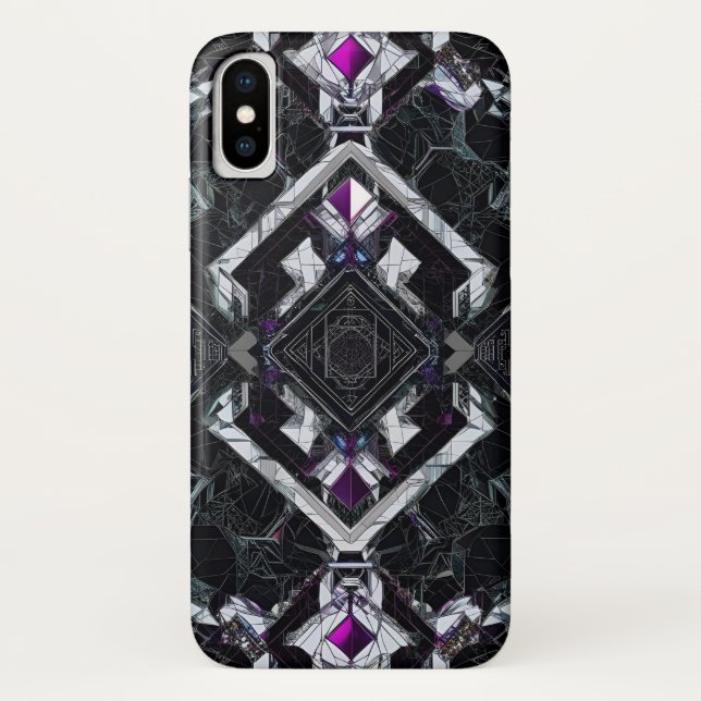 Quantum Prism: Violet Core Ignition Case-Mate iPhone Case (Back)