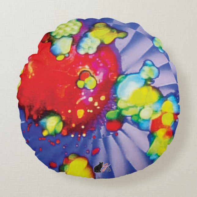 Quantum Quietude Round Cushion (Front)