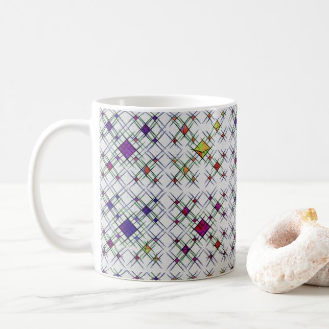 Quantum Weave  Coffee Mug (With Donut)