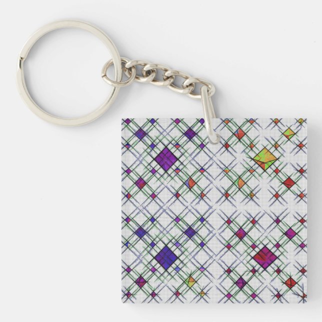 Quantum Weave  Key Ring (Front)