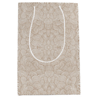 Quantumn Weave - Warm Neutral Medium Gift Bag