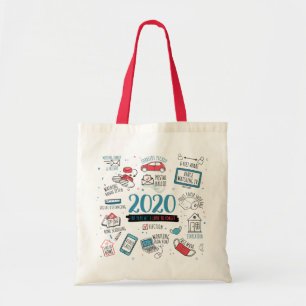 Quarantine 2020 Activities Commemorative Keepsake Tote Bag