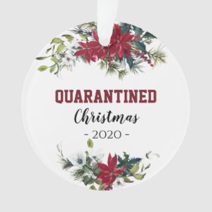 Quarantine Christmas 2020 Photo Family Ornament