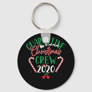 Quarantine Christmas Crew 2020 Red Green Style Key Ring