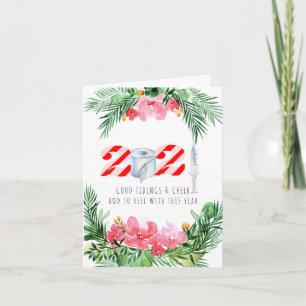 Quarantine Christmas   Funny 2021 Commemorative Holiday Card