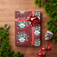 Quarantine Christmas Lit Covid Pathogen + Mask Red