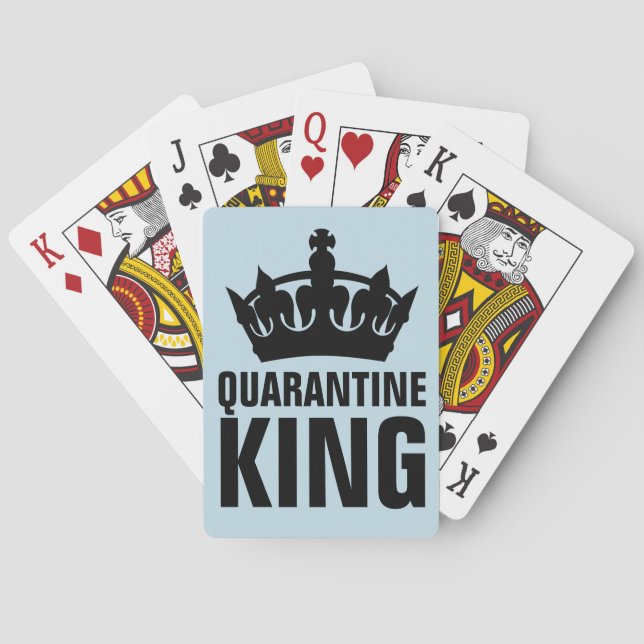 QUARANTINE KING PLAYING CARDS (Back)