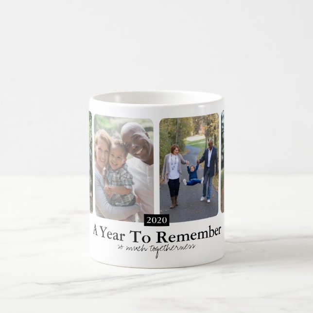 Quarantine Memories Family Photo Collage Coffee Mug (Center)