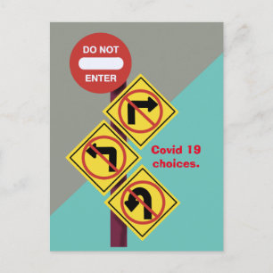 QUARANTINE SHELTERING AT HOME by Slipperywindow Postcard