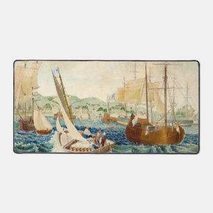 Quarantine, Staten Island 1833 Desk Mat