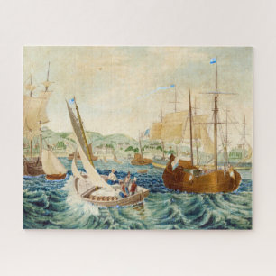 Quarantine, Staten Island 1833 Jigsaw Puzzle