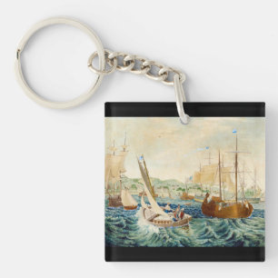 Quarantine, Staten Island 1833 Key Ring