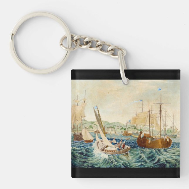 Quarantine, Staten Island 1833 Key Ring (Front)