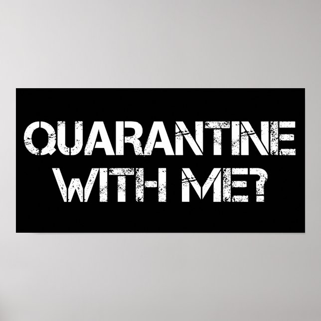 Quarantine with Me? Poster (Front)