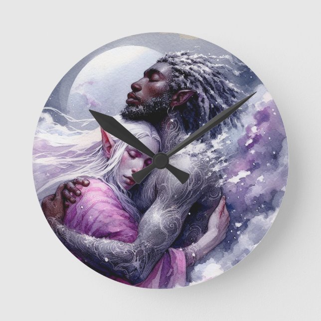 Quaraun & BoomFuzzy - Embrace Round Clock (Front)