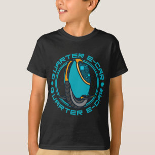Quarter E-Car, Funny Electric Unicycle T-Shirt
