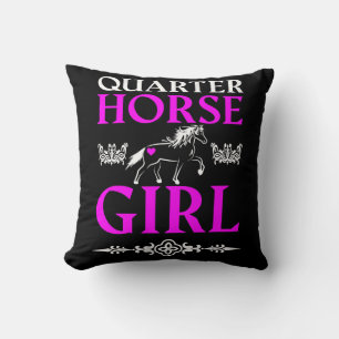 Quarter Horse Girl  Cushion