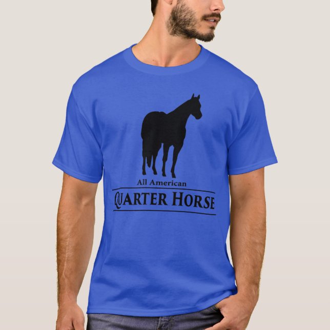 Quarter Horse girl T-Shirt (Front)