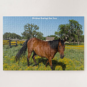 Quarter Horses Texas. Jigsaw Puzzle