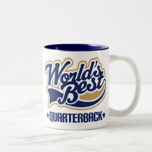 Quarterback Gift Two-Tone Coffee Mug
