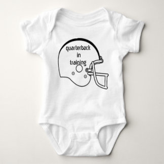 quarterback in training baby bodysuit