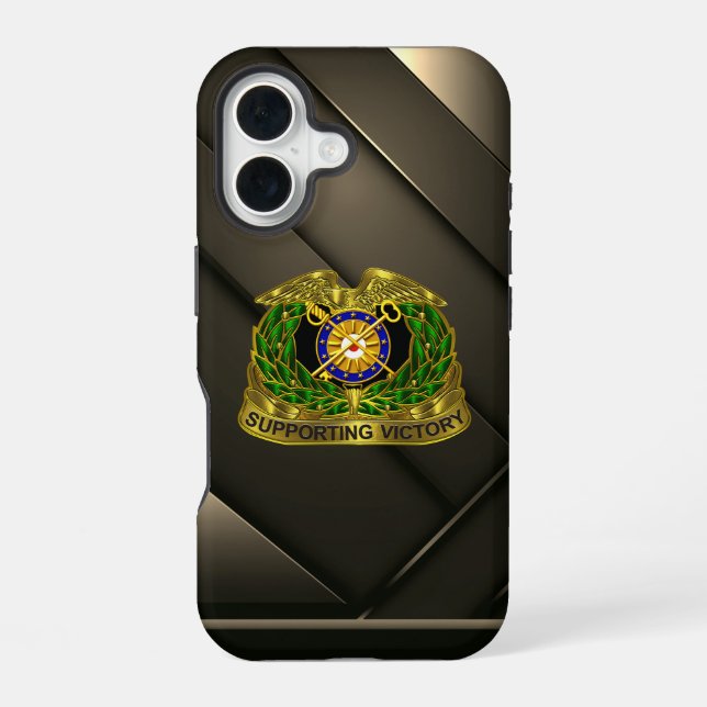 Quartermaster Corps  iPhone 16 Case (Back)