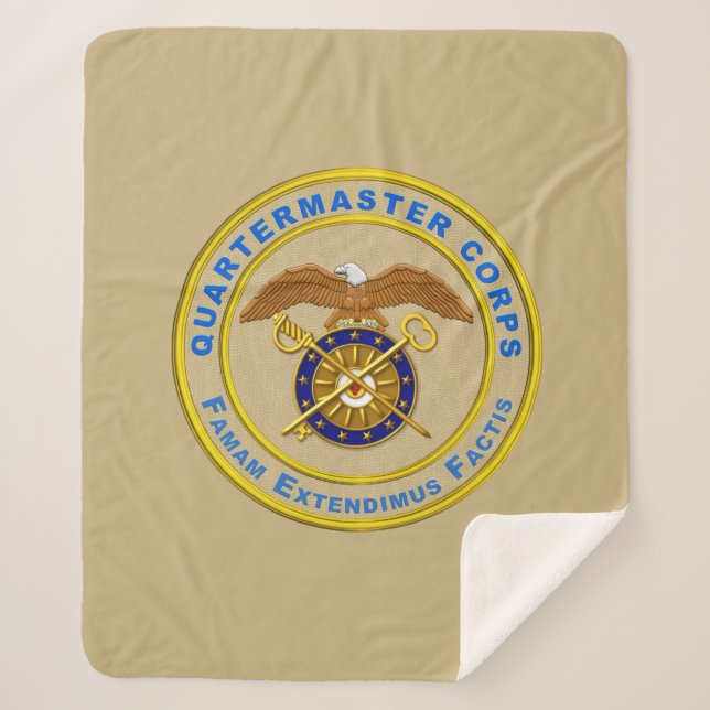 Quartermaster Corps Sherpa Blanket (Front)