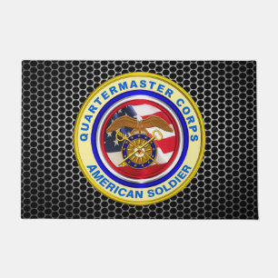 Quartermaster Corps Veteran Doormat