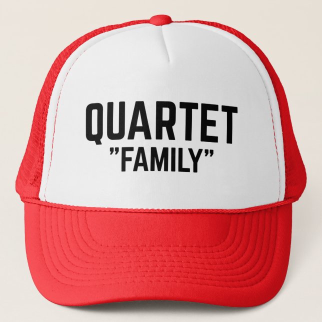 QUARTET FAMILY TRUCKER HAT (Front)