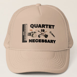 QUARTET IS NECESSARY TRUCKER HAT