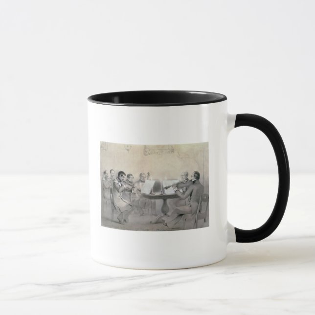 Quartet of the Composer Count A. F. Lvov, 1840 Mug (Right)