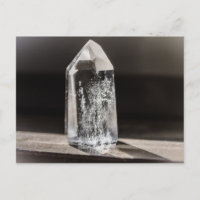 quartz crystal postcard