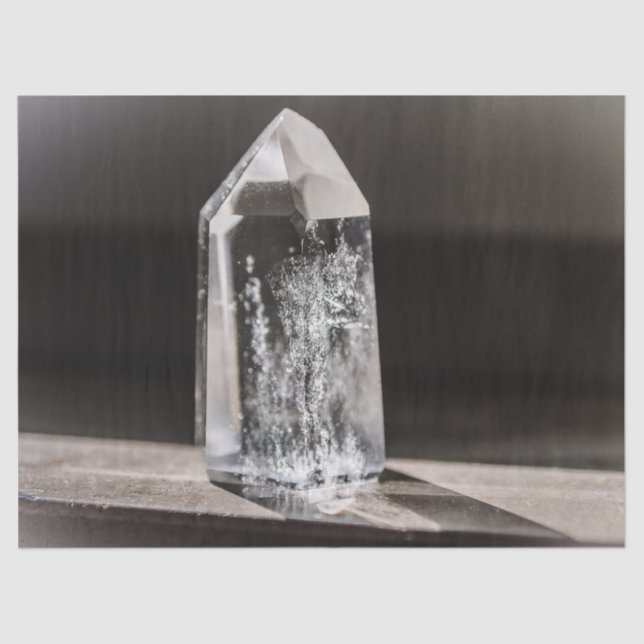 quartz crystal tissue paper (Front)