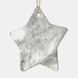 quartz crystal zen love healing stone sparkles ceramic ornament