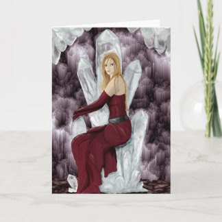 Quartz throne greeting card