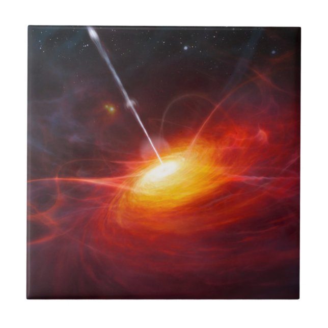 Quasars. Ceramic Tile (Front)