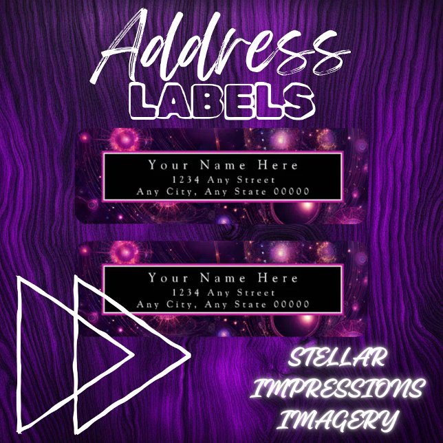 Quasar's Dream Return Address Label (Creator Uploaded)