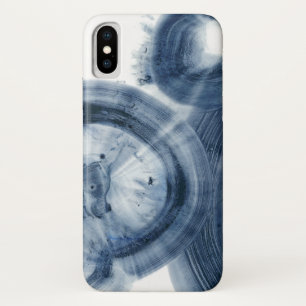 Quasars - Inky Blue Circles iPhone X Case